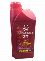 Great Wolf Масло для двухтактных двигателей 2t mineral oil (1л) GWM-T2/1-3439481
