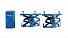 Подъемник ножничный 3,5т, с встроенными адаптерами для SUV авто, 380В (синий) (ст.арт. N631-3,5 ) NORDBERG N631-3,5B-4004