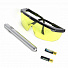 UV набор для поиска утечек фреона, фонарик + очки Car-tool CT-M1031-4004