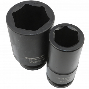 GARWIN PRO 626552-8 Набор ударных головок глубоких 3/4", 90 мм, 8 пр., 17-38 мм