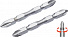 Licota ABD-70000 Бита, двусторонняя, 1/4", PH2/PH2, 65 мм, усиленная, 2 шт-4004