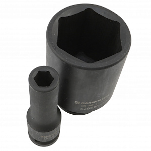 GARWIN PRO 626526-19 Набор ударных головок дюймовых глубоких 1/2", 78 мм, 19 пр., 3/8" — 1-1/2"