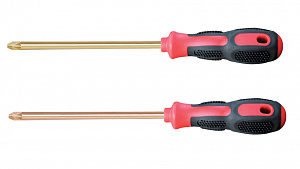 GARWIN INDUSTRIAL GSX-D08 Отвертка крестовая c двухкомпонентной ручкой искробезопасная PZ3х150 мм
