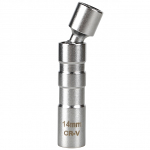 GARWIN PRO A14535-14 Головка, 3/8", 14 мм, торцевая, 12-гранная, глубокая, шарнирная, свечная