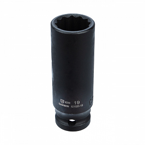 GARWIN INDUSTRIAL 621020-19 Головка, 1/2", 19 мм, торцевая, 12-гранная, ударная, глубокая