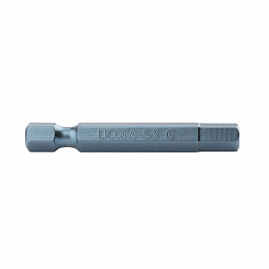 Licota S3HE105060 Бита, с шестигранным хвостовиком, 1/4", H6, 50 мм, усиленная, 1 шт