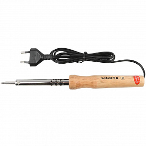 Licota AET-6006DD Паяльник с деревянной ручкой, 60 Вт, 220 В