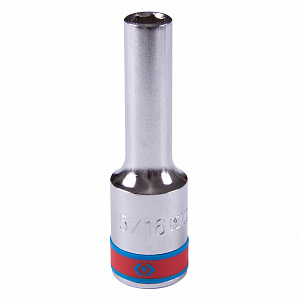 Головка торцевая глубокая шестигранная 1/2", 5/16", дюймовая KING TONY 423510S
