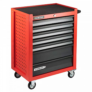 RUNTEC RTSTD-7R Тележка инструментальная 7 полочная Standart красная