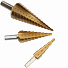 GARWIN INDUSTRIAL 102550-4-12*4-30 Набор ступенчатых сверл 4-12, 4-20, 4-30 мм, HSS, TiN-4004