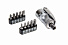 Licota ABD-033K2 Отвертка трещоточная со сменными вставками 1/4", 12 пр.-4004