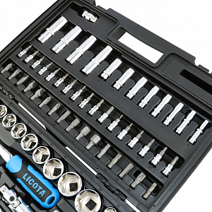 Licota ALK-8010F Набор инструмента 1/2" и 1/4" 94 предмета