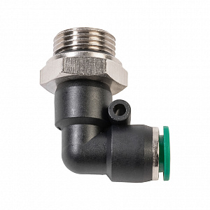 GARWIN PRO 808520-Г-8-38-1 Уголок M3/8" цанга 8 мм, с уплотнением, пластм. корпус