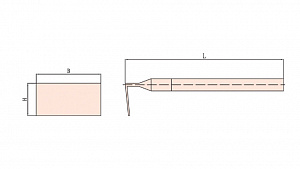 GARWIN INDUSTRIAL GSX-TS02 Тяпка искробезопасная 160х80 мм, длина 780 мм