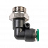 GARWIN PRO 808520-Г-8-38-1 Уголок M3/8" цанга 8 мм, с уплотнением, пластм. корпус-4004