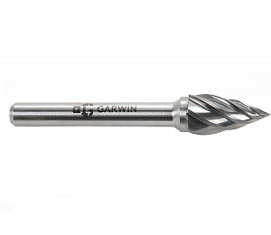 GARWIN INDUSTRIAL 900651-10*20*64 Борфреза параболическая с заостренным концом 10x20x64 мм, VHM, AL, форма G (серия 900651)