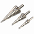 GARWIN INDUSTRIAL 102580-4-12*4-30 Набор ступенчатых сверл 4-12, 4-20, 4-30 мм, HSS-Co5, со спиральной канавкой-4004