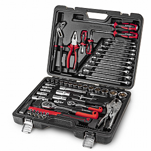 RUNTEC RT-HT72T Набор ручных инструментов RUNTEC TECHNIC 72 предмета 1/2", 1/4"