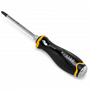 RUNTEC RT-SD3PH2x100 Отвертка RUNTEC PH2 x 100 мм CrV усиленная со сквозным стержнем
