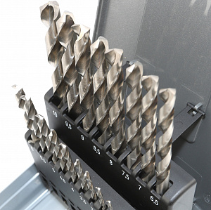 GARWIN INDUSTRIAL GM-BS19 Набор сверл 1.0-10.0 х 0,5 мм 19пр. HSS-G Spiralbohrer (Metall)