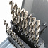 GARWIN INDUSTRIAL GM-BS19 Набор сверл 1.0-10.0 х 0,5 мм 19пр. HSS-G Spiralbohrer (Metall)-4004