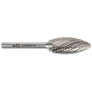 GARWIN INDUSTRIAL 900665-16*36*80 Борфреза пламевидная 16x36x80 мм, VHM, DC, форма H (серия 900665)