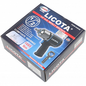 Licota PAW-04048 Гайковерт пневматический ударный 1/2" 1085 Нм (113 кГм), композитный