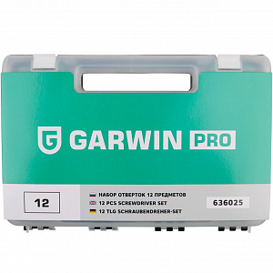 GARWIN PRO 636025 Набор отверток профессиональных 12 предметов