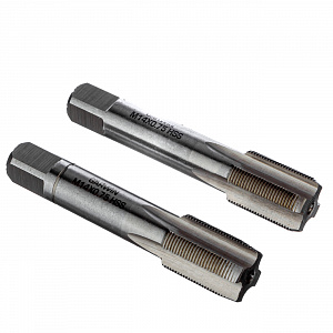 GARWIN INDUSTRIAL GM-TF140075 Метчики ручные Mf14x0.75, DIN 2181, HSS, 6H, комплект из 2 штук