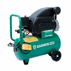 GARWIN PRO 840210-200-24 Компрессор поршневой 230 л/мин, 10 бар, ресивер 24 л, 2,5 л.с., 2850 об/мин