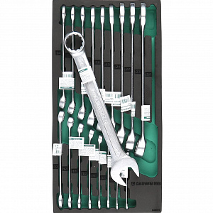 GARWIN PRO 646073 Набор ключей комбинированных 18 пр. 6-24 мм в ложементе EVA