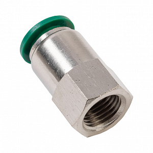 GARWIN PRO 808520-10-14-0 Цанговый разъем F1/4" 10 мм, с уплотнением, металлический корпус