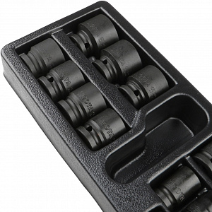 Licota ACK-384022 Набор ударных головок 1/2" 10-32 мм и удл. 19 пр. в ложементе