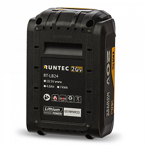 RUNTEC RT-LB24 Батарея аккумуляторная RUNTEC PRO 20В, 4Ач