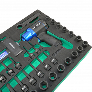 GARWIN PRO 646535 Набор пневмоинструмента с гайковертом 41 пр. в ложементе EVA