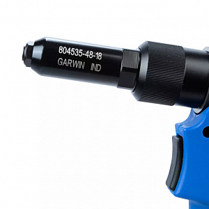 GARWIN INDUSTRIAL 804535-48-18 Пистолет заклепочный пневмогидравлический вытяжной; до 4,8 мм сталь; 9400Н; ход 18 мм, без накопителя