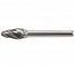 GARWIN INDUSTRIAL 900631-10*20*64 Борфреза параболическая с закругленным концом 10x20x64 мм, VHM, AL, форма F (серия 900631)-4004