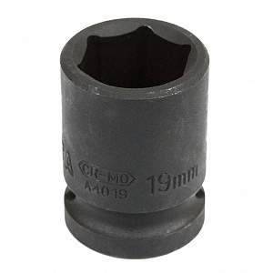 Licota A4019 Головка, 1/2", 19 мм, торцевая, 6-гранная, ударная