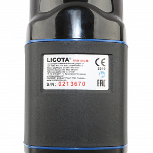 Licota PAW-04048 Гайковерт пневматический ударный 1/2" 1085 Нм (113 кГм), композитный