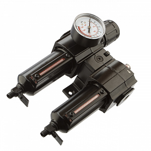 GARWIN INDUSTRIAL 807670-14-5 Модульная группа для подготовки воздуха с регулятором давления и манометром, 1/4", 5 мкм, усиленная - макс.давление 16 б