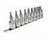 Набор бит-головок 1/2" TORX T20-T60 9 предметов JTC-4004