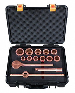 GARWIN INDUSTRIAL GSS-ST14 Набор головок искробезопасных 3/4” 14пр.