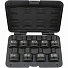 GARWIN INDUSTRIAL 626605-SET9 Набор ударных головок бит 3/4"; для внутр. шестигранника HEX 14-24 мм; SPLINE с отверстием M16H, M18H; L=60 мм; 9 пр-4004