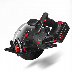 RUNTEC RT-CS1000T Пила циркулярная аккумуляторная RUNTEC TECHNIC 190*30 мм, 20В, 2*4Ач, 1000Вт