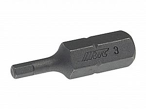 Бита HEX H3х30мм 5/16" DR 6-ти гранная S2 JTC