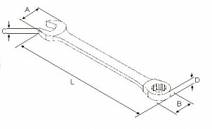 Licota ARW-11M21 Ключ комбинированный, трещоточный, 21 мм
