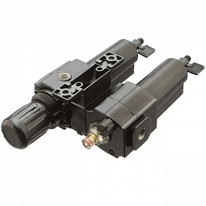 GARWIN INDUSTRIAL 807670-14-5 Модульная группа для подготовки воздуха с регулятором давления и манометром, 1/4", 5 мкм, усиленная - макс.давление 16 б