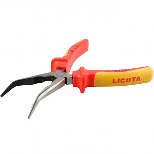 Licota APT-37003B Длинногубцы, изогнутые, 200 мм, изолированные