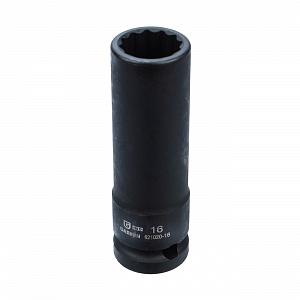 GARWIN INDUSTRIAL 621020-16 Головка, 1/2", 16 мм, торцевая, 12-гранная, ударная, глубокая