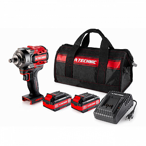 RUNTEC RT-IW1000T Гайковерт ударный аккумуляторный RUNTEC TECHNIC 1/2", 20В, 2*4Ач, 1000Нм